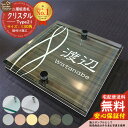 【安心保証付】【ポイント5倍】二層板表札 クリスタル Type21:2点ビス仕様【サイズ:130×130mm】 LIXIL 機能門柱FT 機能門柱FF ユニソン ミース YKKap シンプレオ ルシアス ポストユニット PC01型 PD01型 等の門柱にも取付可能 貼付け 表札 ネームプレート
