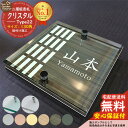 【安心保証付】【ポイント5倍】二層板表札 クリスタル Type22:2点ビス仕様【サイズ:130×130mm】 LIXIL 機能門柱FT 機能門柱FF ユニソン ミース YKKap シンプレオ ルシアス ポストユニット PC01型 PD01型 等の門柱にも取付可能 貼付け 表札 ネームプレート