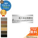 【販売記念ポイント2倍】アクリル表札 ネームプレート 二層板表札 【サイズ:120×48mm】 スリムフレームタイプ ミュージックシリーズ デザイン:6種 機能門柱用 サンガーデンエクステリアオリジナルサインプレート
