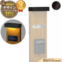 門柱 機能ポール デザインポストユニット 1型 補修交換用 照明付き(100V照明)キャップ(LED内蔵柱キャップ:3K-32573) YKKap シンプレオポ...