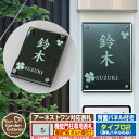 【無料★特典付】【ポイント5倍】 表札 飯田産業 アーネストワン 対応 アネスタ Type02 背面パネル付き【サイズ：100×140mm】 参考写真：Dデザイン（ガラス色） 飯田グループホールディングス 機能門柱 機能ポール アクリル ネームプレート Anesta