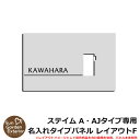 【限定セール】機能門柱 機能ポール ステイム A・AJタイプ専用 【名入れタイプパネル レイアウトF】 三協アルミ ステイム A TYPE専用 パネルのみ