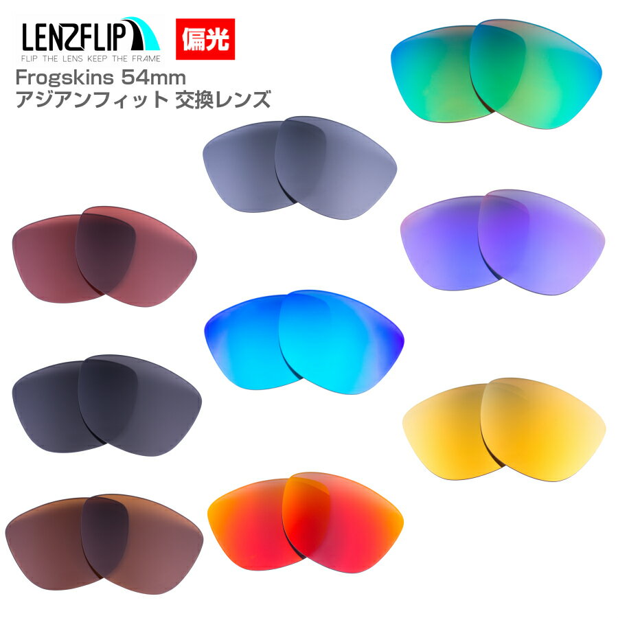 Oakley Frogskins Asian-Fit （54mm） Polarized Lenses オークリー フロッグスキンズ アジアンフィット サングラス交換偏光レンズ