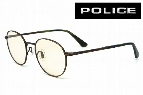 楽天【サングラスモール】楽天市場店POLICE ポリス カスタムサングラス SPLD94J-RINN ROADIE LIGHT BROWN 可視光線透過率80％ 丸めがね ラウンドサングラス メンズレ ディス アンティークカラー 国内正規品 DERIGO JAPAN 【あす楽】人気のライトブラウンレンズ