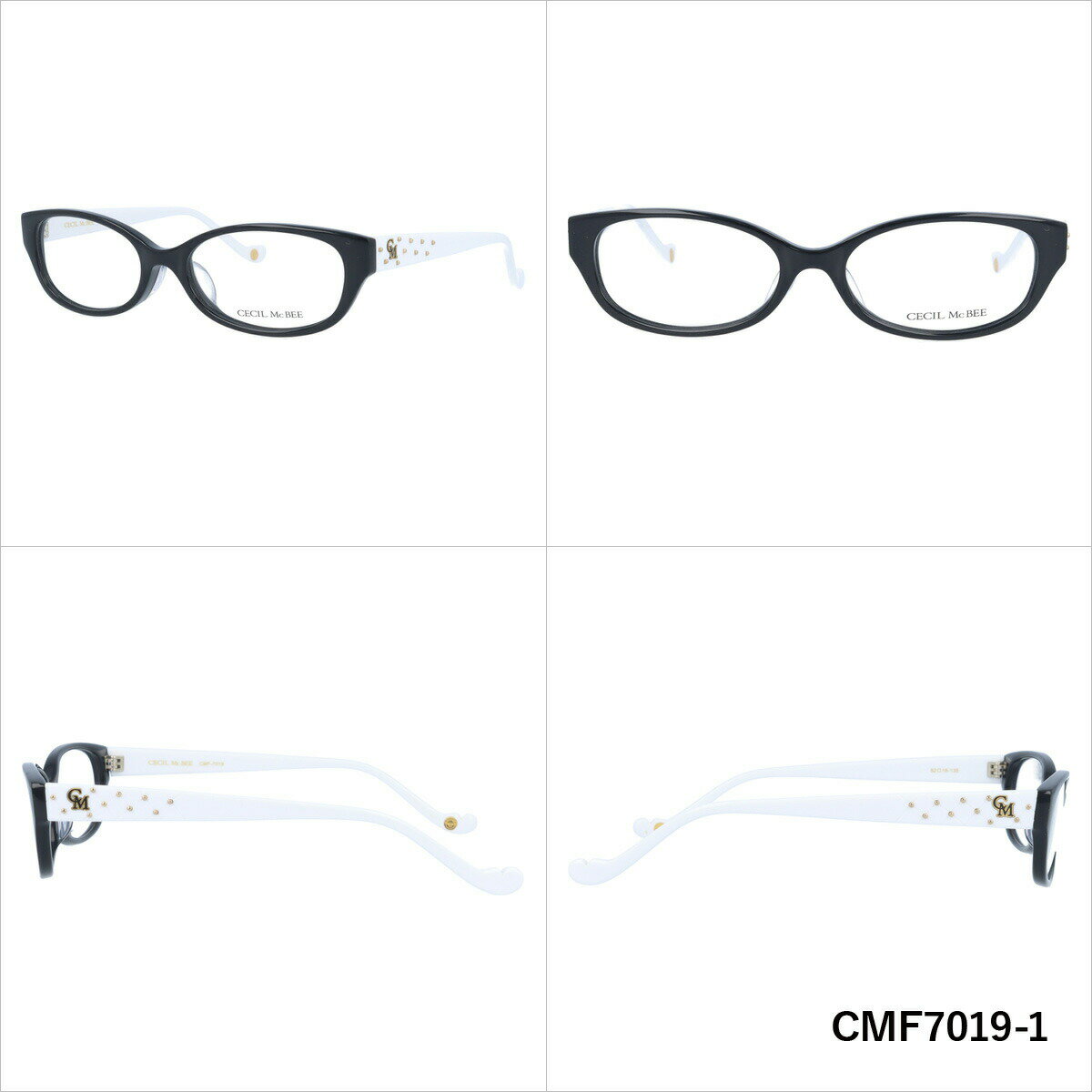 【PCメガネ・スマホメガネ】セシルマクビー メガネフレーム CECIL McBEE 度付き 度なし 伊達 だて 眼鏡 CMF 7019-1/CMF 7019-2/CMF 7019-4 レディース 女性用 アイウェア UVカット 紫外線対策 UV対策 おしゃれ ギフト