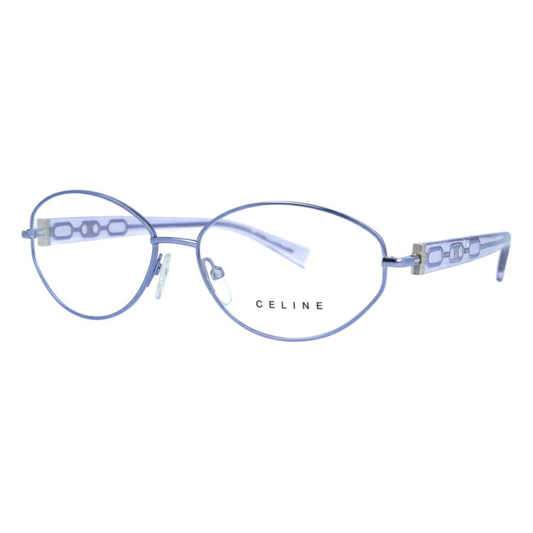 セリーヌ CELINE メガネ フレーム 眼鏡 度付き 度なし 伊達 VC1306M 0S53 55サイズ オーバル型 レディース ブラゾン アイコン ロゴ ラッピング無料