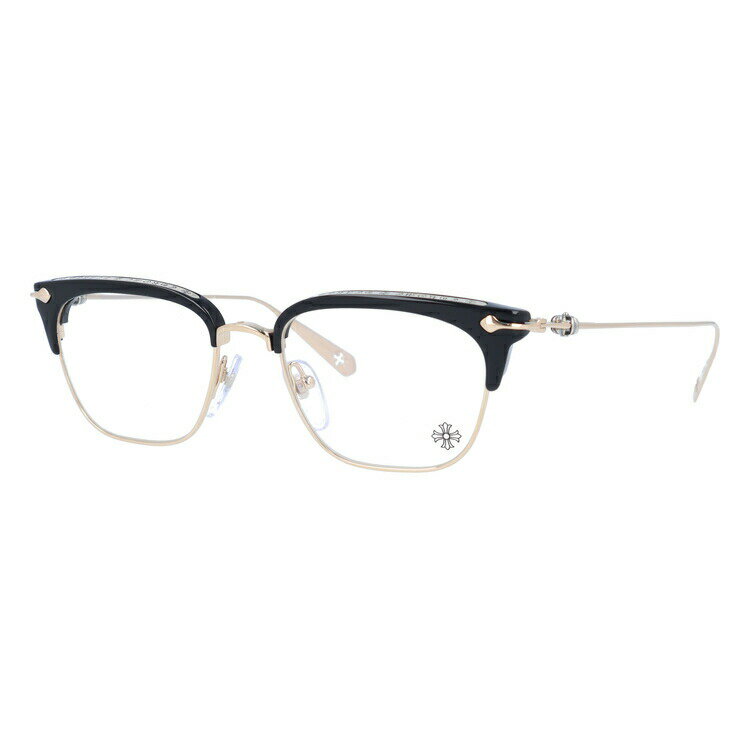 クロムハーツ サングラス CHROME HEARTS ライトカラーレンズセット SLUNTRADICTION BK/GP 52 サーモント型/ブロー型 メンズ レディース アウトドア ドライブ レジャー 度なし 伊達 UVカット 紫外線 ギフト プレゼント