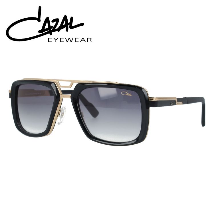 【国内正規品】 カザール サングラス カラーレンズ メンズ レディース UVカット CAZAL ブランド MOD.9104 001 54 スクエア | 紫外線 対策 おすすめ 人気 プレゼント 運転 ドライブ レジャー キャンプ アウトドア 釣り フィッシング 海 川 山 春 夏 秋 冬 ランニングのサムネイル