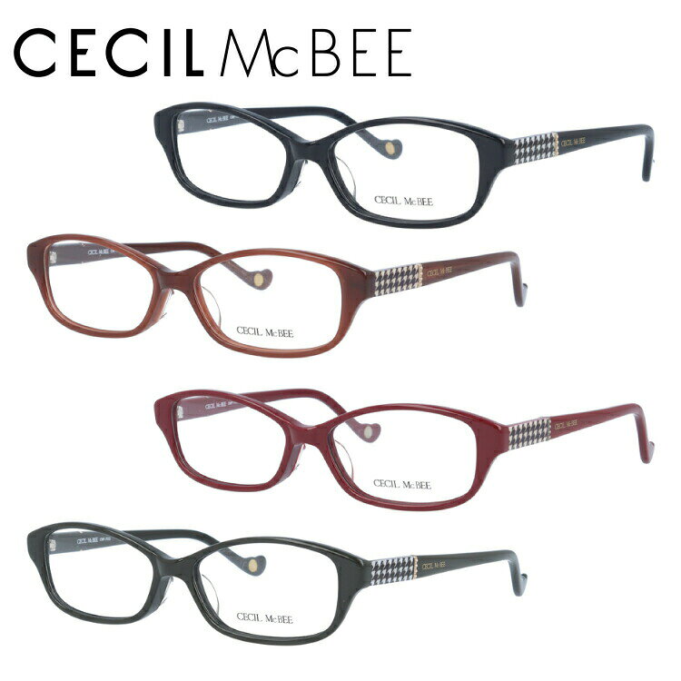 メガネ 眼鏡 度付き 度なし おしゃれ CECIL McBEE セシルマクビー CMF 7032 全4色 52サイズ レディース 女性 UVカット 紫外線 ブランド サングラス 伊達 ダテ｜老眼鏡・PCレンズ・度なしレンズ ラッピング無料