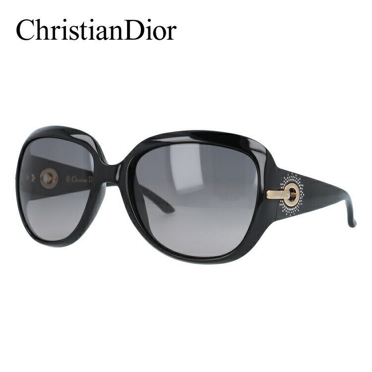 クリスチャンディオール クリスチャン・ディオール Christian Dior サングラス DIOR PRECIEUSE D28/EU 57 シャイニーブラック レディース UVカット 紫外線 ラッピング無料