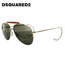 ディースクエアード サングラス DSQUARED2 DQ0144S 28J ゴールド/グレー ティアドロップ メンズ レディース スクエア型 UVカット ラッピ...