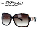 【訳あり】エドハーディー サングラス EdHardy ROSE ブラウンホーン/ブラウングラデーション レディース UVカット 紫外線 ラッピング無料