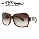 エドハーディー サングラス EdHardy ROSES LONG STEM レッドホーン/ブラウングラデーション レディース UVカット ラッピング無料(4)