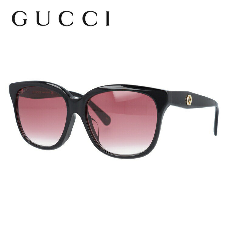 グッチ サングラス アジアンフィット GUCCI GG0800SA 002 56サイズ バタフライ ユニセックス メンズ レディース イタリア製 インターロッキング GG ラッピング無料