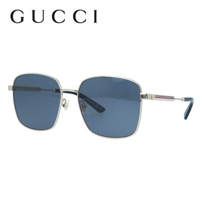 グッチ サングラス GUCCI GG0852SK 002 58サイズ スクエア 日本製 インターロッキング GG シェリーライン ブランド レディース メンズ メガネ アイウェア UVカット 紫外線カ...