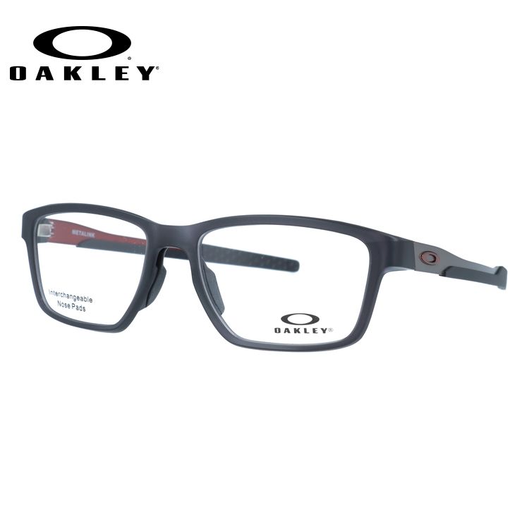オークリー 眼鏡 フレーム OAKLEY メガネ METALINK メタリンク OX8153-0553 53 レギュラーフィット スクエア型 スポーツ メンズ レディース 度付き 度なし 伊達 ダテ めがね 老眼鏡 サングラス ラッピング無料【海外正規品】
