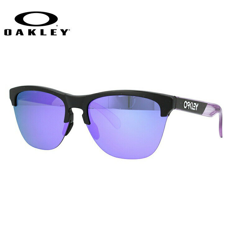 オークリー サングラス フロッグスキンライト ミラーレンズ レギュラーフィット OAKLEY FROGSKINS LITE OO9374-1863 63サイズ Lite Crystalline Collection ウェリントン型 メンズ レディース ［ハイカーブレンズ対応/タウン］ ラッピング無料