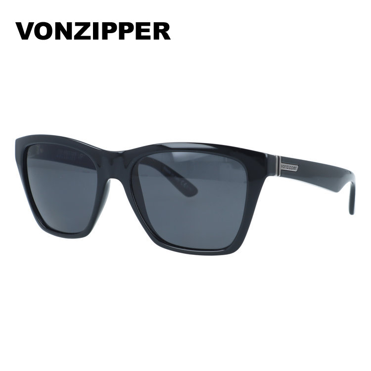 【訳あり】ボンジッパー サングラス ブッカー 偏光サングラス レギュラーフィット VONZIPPER THE BOOKER BPP 55サイズ ウェリントン型 アウトレット品 ポラライズド ユニセックス メンズ レディース