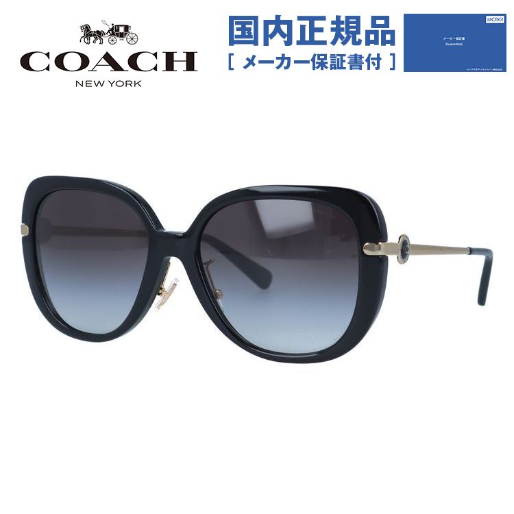 コーチ サングラス メンズ 【国内正規品】コーチ サングラス COACH HC8320F 50028G 55サイズ ウェリントン ユニセックス メンズ レディース