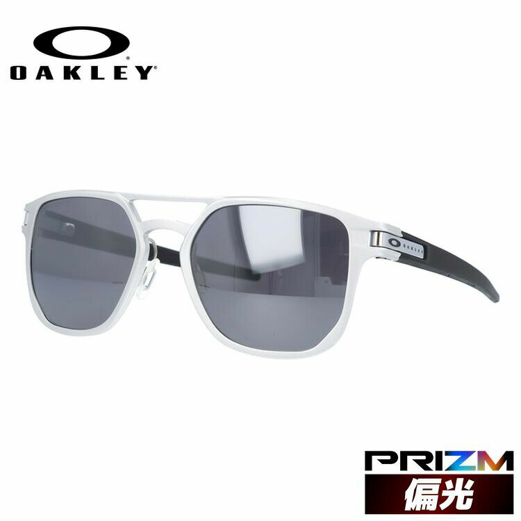 オークリー 偏光 サングラス ラッチアルファ プリズム ミラーレンズ OAKLEY LATCH ALPHA OO4128-0153 53サイズ ヘキサゴン（ダブルブリッジ） 釣り ドライブ メンズ レディース モデル 【海外正規品】 ラッピング無料