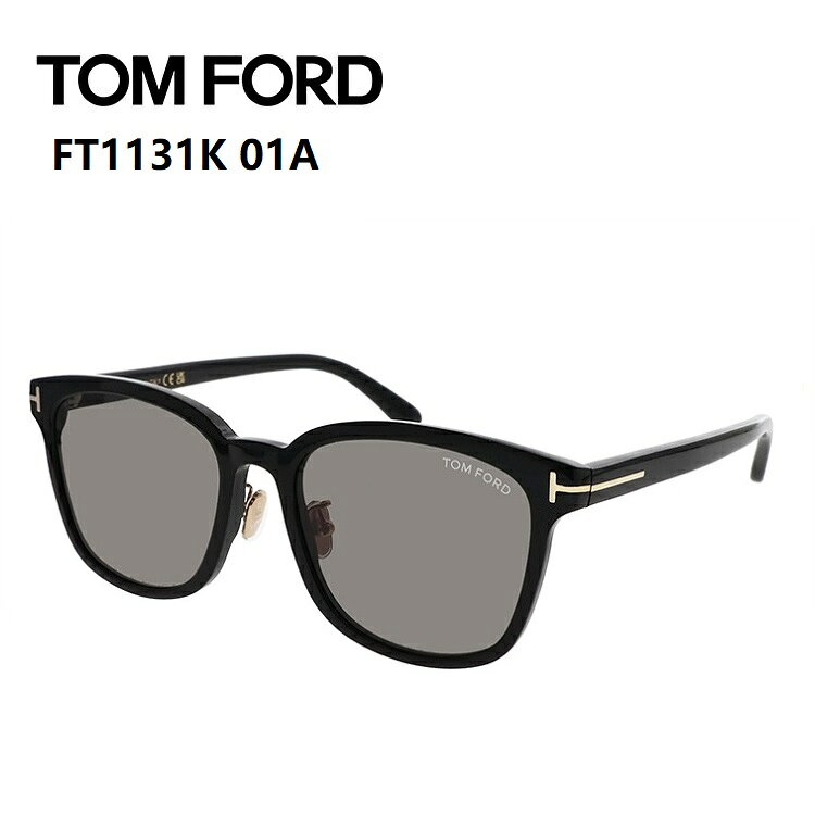 トムフォード サングラス FT1131K 01A 54サイズ シャイニーブラック グレーレンズTOM FORD FT1131-K 01A 54サイズ サングラス レディース メンズ 