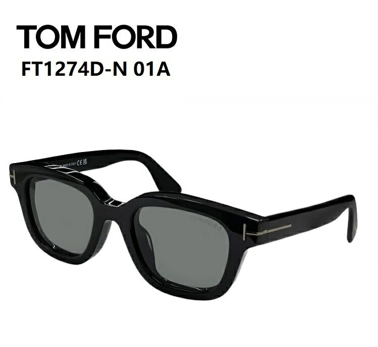 トムフォード サングラス FT1274D-N-01A 49サイズ ブラック スモークレンズTOM FORD FT1274 DN 01A 49サイズ 日本企画モデル【並行輸入品】