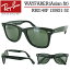 レイバン ウェイファーラー サングラス RB2140F 135831 52 メンズ レディース UVカット Ray-Ban WAYFARER ブラック 黒縁 グリーン カラーレンズ ウェリントン セルフレーム アジアンフィット 運転用 国内正規 男女兼用 プレゼント ギフト 保証書付き