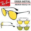 Co TOX Y Co RB3539 002/Q1 54 GJ^ Ray-Ban uh ERIKA METAL EVOLVE CG[Y Y fB[X uvJbg O΍ GHutHgCG[gDO[ Ki ۏ؏t v[g Mtg