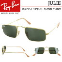 Co TOX RB3957 919631 46mm 49mm fB[X Ray-Ban ^t[ JULIE W[ XNGA y GbW̌`Y WFhS[h O[ J[Y uvJbg O΍  Ki C^A 1980N㕗 ۏ؏t