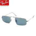 レイバン サングラス レディース RB3957 003/56 Ray-Ban メタルフレーム JULIE ジュリー スクエア シルバー ブルー おしゃれ 軽量 UVカット 国内正規商品(4)