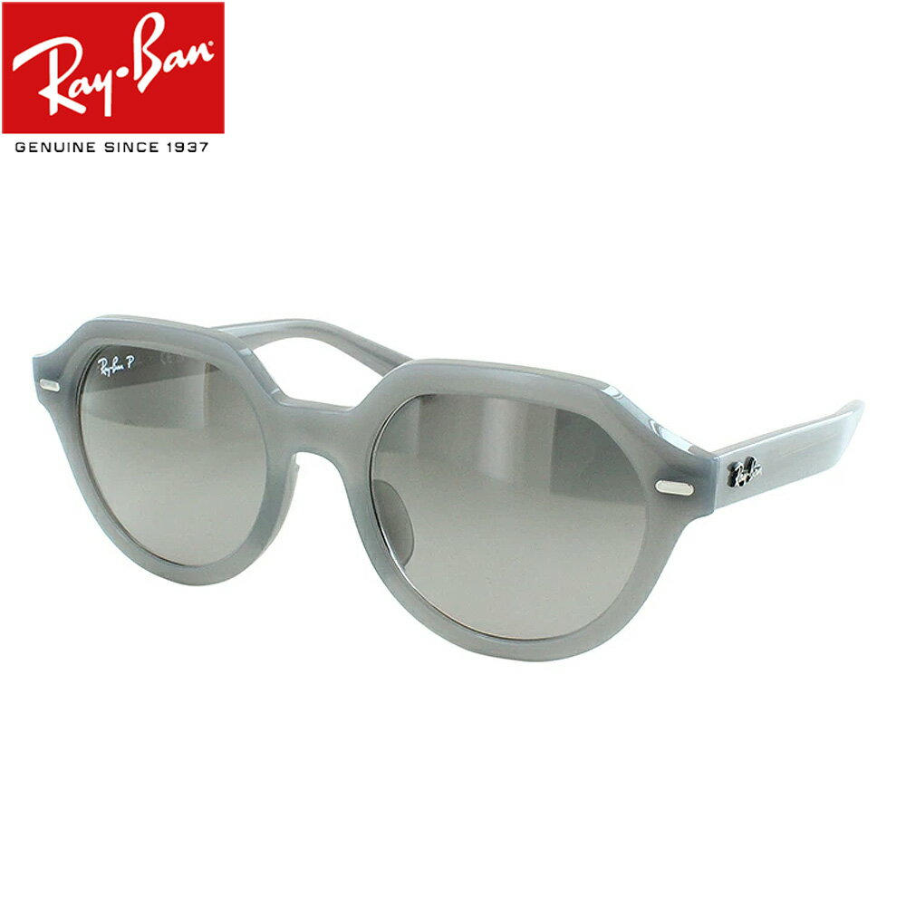 レイバン 偏光サングラス RB4399F 6429M3 53 Ray-Ban ブランド メンズ レディース UVカット オパールグレー グレーグラディエントポラー グラデーション 偏光レンズ アジアンフィット 国内正規 レトロ スタイリッシュ おしゃれ 紫外線対策 保証書付き