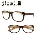 老眼鏡 メンズ レディース おしゃれ リーディンググラス ウェリントン 男性用 女性用 glowl カジュアルライン 合皮素材テンプル GL01 シニアグラス ...