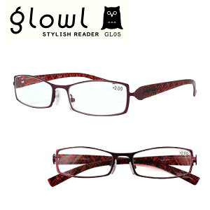 Ϸ  ǥ  ꡼ǥ󥰥饹   glowl 磻å  å 㡼 GL05 ˥饹  30 40 ɽ ޥ ֥  糰к ޯ 鴶 Reading Glasses ᥿