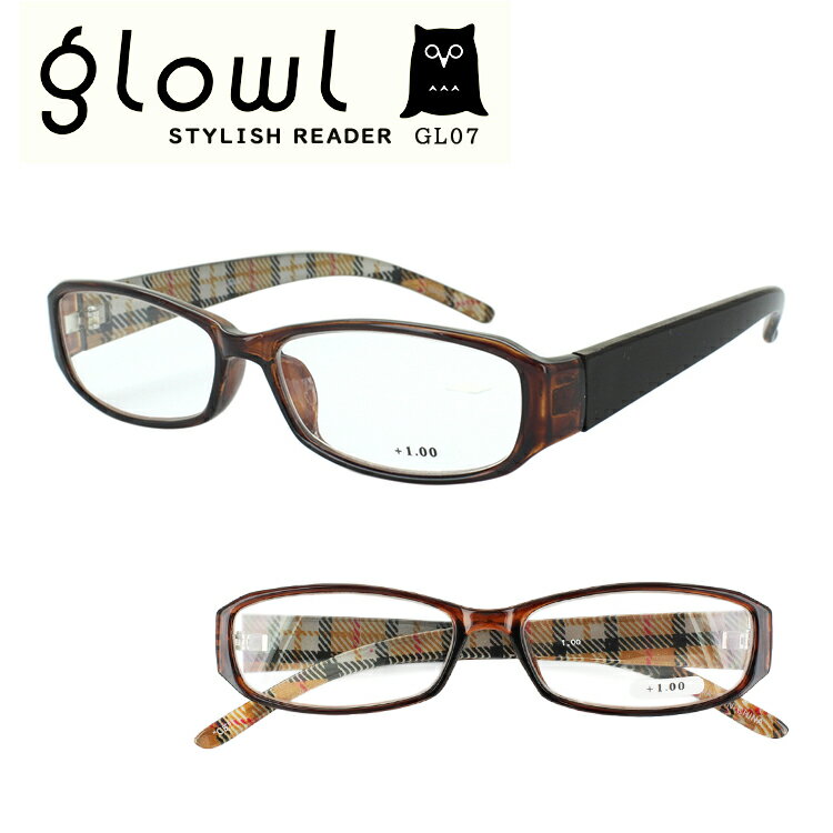 Ϸ  ǥ  ꡼ǥ󥰥饹   glowl ֥饦  ȥ 󥺥 å ե졼 GL07 ˥饹  30 40 ɽ ޥ ֥ å 糰к ޯ 鴶 Reading Glasses