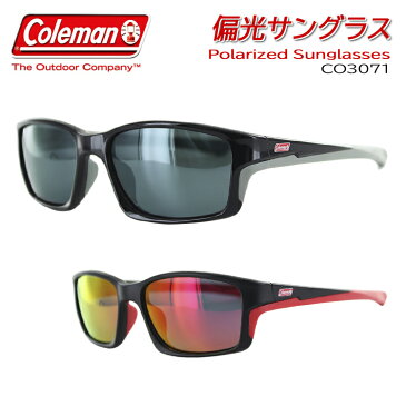 偏光サングラス メンズ レディース コールマン COLEMAN CO3071 セルフレーム UVカット スポーティー かっこいい おしゃれ 野球 スポーツ ドライブ 運転 釣り 紫外線対策 ブランド オシャレ アウトドア 屋外 ブラック ブラックマット オレンジミラー アジアンフィット