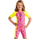 UVカット キッズ 水着(子供用) - キッズ スイムウェア(女の子用) スイムスーツ つなぎ※紫外線カット(UVカット)最高値UPF50+