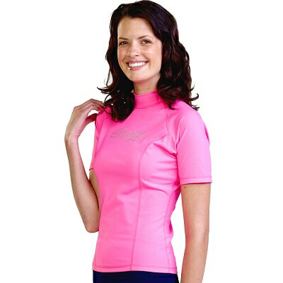 水着 レディース 女性 UVカット - レディース ラッシュガード 半袖※UVカット(紫外線カット)最高値UPF50+