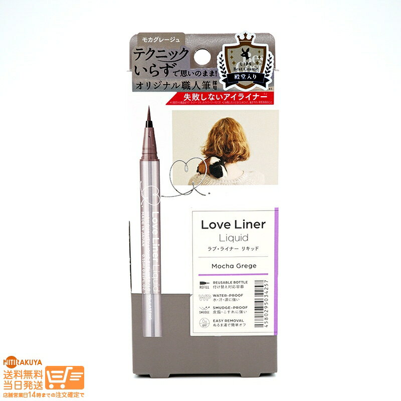 まとめ買いがお得 LOVE LINER ラブ・ライナー リキッドアイライナーR4 モカグレージュ 0.55ml