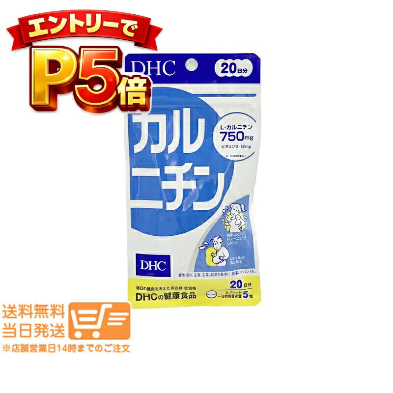 樂天商城 - エントリーでP5倍 DHC カルニチン 20日分 サプリメント 健康 ダイエット 送料無料
