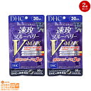 最大2000円クーポン 【2点セット】DHC 速攻ブルーベリー V-MAX 30日分