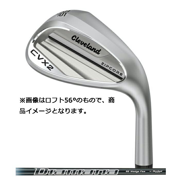 ダンロップ（DUNLOP）　クリーブランド（CLEVELAND）CVX2　ZIPCOREウェッジ2024年モデル　Diamana（ディアマナ）for　CG2カーボンシャフト　（正規品日本モデル）