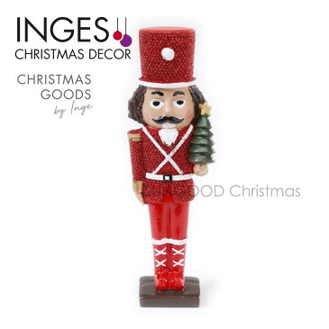 700001230 INGE-GLAS MAGIC クリスマス インテリア くるみ割り人形 レッド ナチュラル シンプル 北欧 ツリー