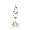 ベルギー GOODWILL(グッドウィル) ゴールド ワイヤー 菱形8面 11cm ダイヤモンド 1個入 ヨーロッパ クリスマスツリー オーナメント クリスマス...