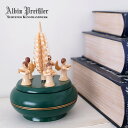 Albin preissler(アルビンプライスラー)ドイツ直輸入 クリスマス オルゴール 木製 天使の聖歌隊とツリー グリーン リュージュ社 【EAN: 42...