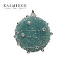 KAEMINGK(カイミング)オランダ直輸入 ブルーオーブ ボールオーナメント 8cm 1個入 クリスマスツリー オーナメント クリスマスオーナメント 北欧 サ...