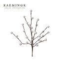 KAEMINGK(カイミング)オランダ直輸入 ベリーピック デコレーション 白い実 ホワイト 26cm オランダ ヨーロッパ 北欧 おしゃれ クリスマスツリー ...