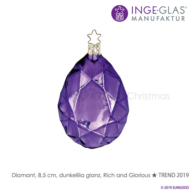 INGE-GLAS I[ig Diamant [A][dunkellila glanz] _[Np[v _Ch YhCc nhCh MANUFAKTUR CQOX}jt@N`[ NX}X [bp k NX}Xc[ TObh sungood 10121S019[A][6]