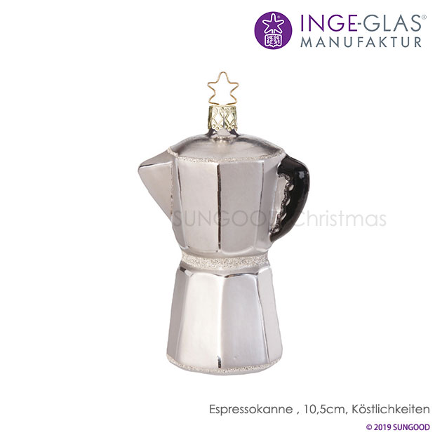 INGE-GLAS オーナメント Espressokanne [G][