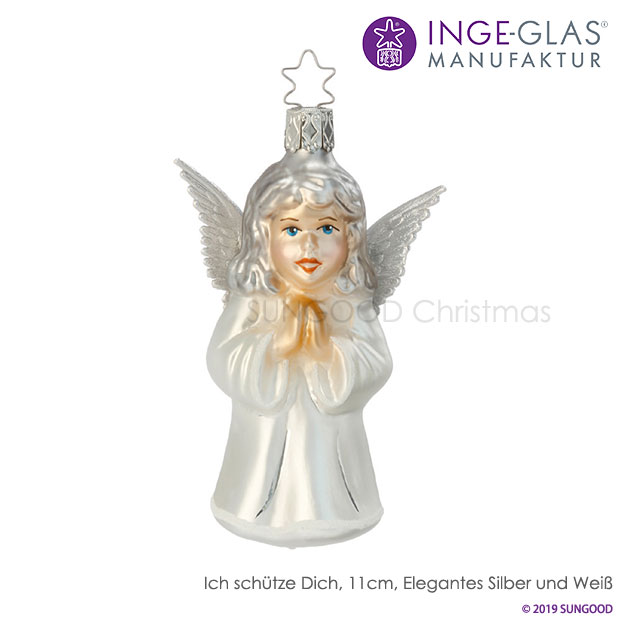 INGE-GLAS I[ig Ich schutze Dich [I][X̎쏗_] Elegant silver and whiteC YhCc nhCh MANUFAKTUR CQOX}jt@N`[ NX}X [bp k NX}Xc[ TObh sungood 10071S015[I][57]