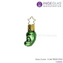100167 INGE-GLAS(インゲ・グラス)MANUFAKTUR(マニュファクチャー)ドイツ直輸入 ピクルス 小 4.5cm クリスマス クリスマスツリー...